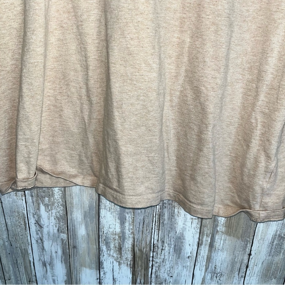 Talbots Tan Plus Long Sleeve Blouse - Picture 2 of 4